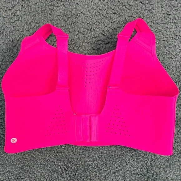 Victoria's Secret Women's Size 36D Featheweight Sport Bra Pink Berry Adjustable - Picture 3 of 7